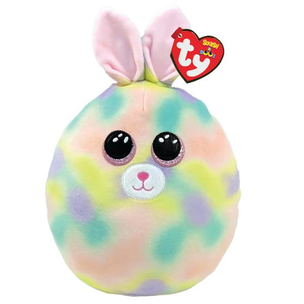 Jucarie de plus TY Squishy Beanies FURRY - iepure pastel 22 cm
