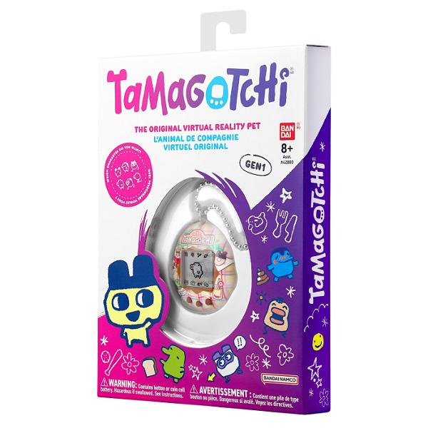 Jucaria Tamagotchi Bandai  Original readduce in prim-plan celebrul animalut virtual care a cucerit generatii intregi Cu un design clasic in forma de sau si ecran alb-negru acest Tamagotchi ofera experienta autentica a jocului original in care copilul trebuie sa aiba grija de personajul sau virtual de la nastere pana la maturitate Prin intermediul comenzilor simple utilizatorul poate hrani curata juca si educa animalutul virtual fiecare actiune influentand evolutia acestuia Jocul 