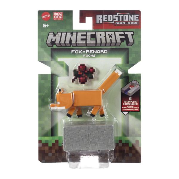 Creeaza exploreaza si supravietuieste cu figurile Minecraft Aceste figurine de actiune au fost create in mod autentic folosind designul pixelat al jocului video asa ca sunt grozave pentru joc si afisare Articulatiile mobile permit personajelor emblematice sa atinga ipostaze de actiune Fiecare figurina vine cu o piesa Build A Portal Jucatorii le pot colecta pe toate pentru a construi un portal complet Minecraft End care este de doua ori mai inalt decat figura Este un cadou grozav pentru 