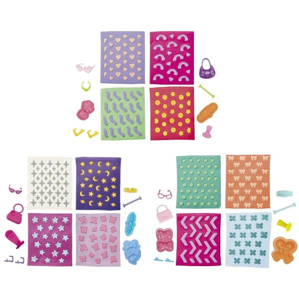 Atentie Nu include papusa&nbsp;Inventati si mai multe creatii vestimentare fabuloase cu acest set Acest set de arte si mesteruguri este o achizitie perfecta ca supliment pentru orice set de papusi Barbie Play-Doh se vinde separat Foile de tipare Play-Doh au culori si modele distractive pentru a ajuta copiii sa realizeze haine Barbie cu pasta Play-Doh Personalizate fiecare tinuta cu o varietate de accesorii Cautati cadouri Barbie pentru copii de 5 ani 