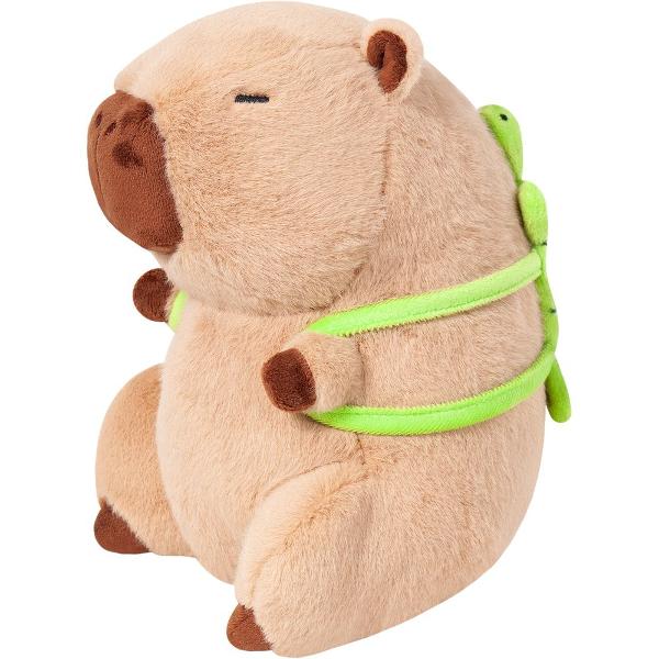 Jucarie de plus capibara 20cm Este greu sa rezisti dragalaseniei unui capibara simpatic si pufos de plus care te cheama la rasfat Inca din primele luni de viata copiii isi aleg jucarii de plus si sunt fascinati de ele Animalele din plus sunt primele jucarii de care cei mici incep sa se ataseze Cu siguranta si noi am avut acea jucarie de care nu ne-am despartit inca din copilarie Jucariile de plus sunt utile educative si contribuie eficient la dezvoltarea fizica si psihica a micutilor 