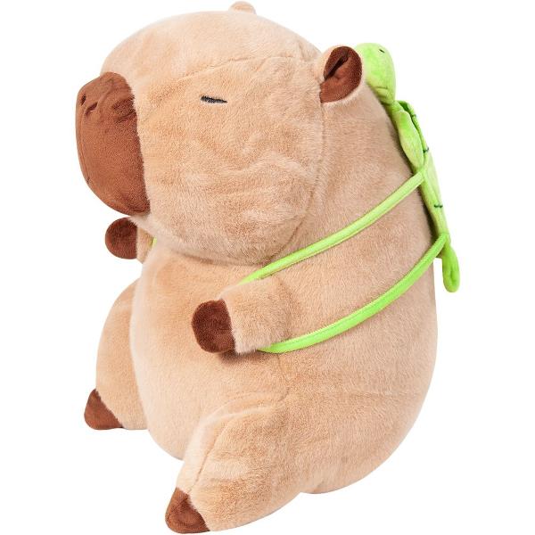 Jucarie de plus capibara 40cm Este greu sa rezisti dragalaseniei unui capibara simpatic si pufos de plus care te cheama la rasfat Inca din primele luni de viata copiii isi aleg jucarii de plus si sunt fascinati de ele Animalele din plus sunt primele jucarii de care cei mici incep sa se ataseze Cu siguranta si noi am avut acea jucarie de care nu ne-am despartit inca din copilarie Jucariile de plus sunt utile educative si contribuie eficient la dezvoltarea fizica si psihica a micutilor 