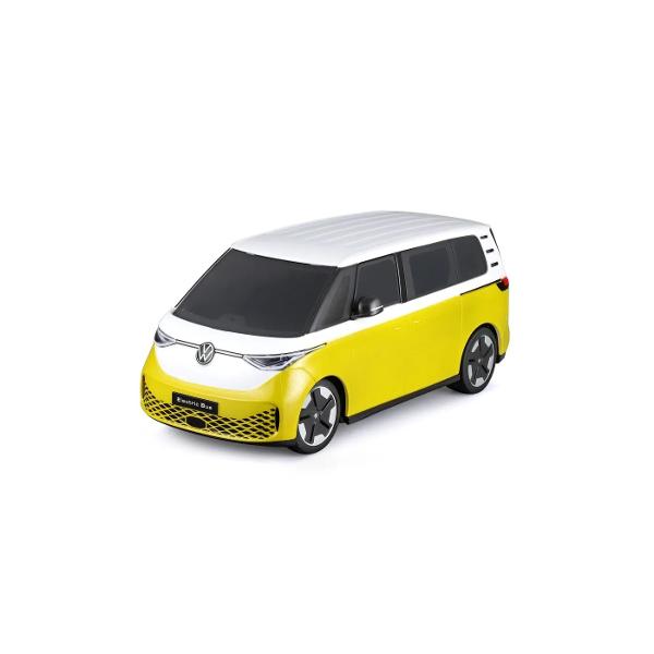 Adauga o nota de stil si distractie colectiei tale cu Volkswagen Electric Bus o masinuta RC premium la scara 124 Aceasta replica electrica moderna a clasicului Volkswagen Bus imbina un design iconic cu tehnologie de ultima ora Admira schema sa de culori vibranta si detaliile care ii subliniaza personalitatea unica Experimenteaza o viteza uimitoare si un control precis cu ajutorul controllerului tip pistol Aceasta masinuta electrica este reincarcabila prin USB oferindu-ti ore intregi de 
