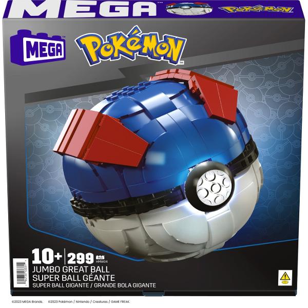 Fanii isi pot arata dragostea pentru Pok&eacutemon cu acest set de constructie Super Ball cu aspect autentic Asamblati modelul de 13 cm asezati-l pe suportul inclus apoi apasati butonul central pentru a activa luminile pentru o experienta cu adevarat autentica