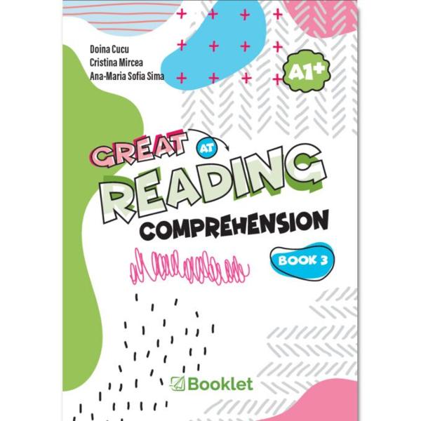 Seria&nbsp;Great at Reading Comprehension&nbsp;dezvolt progresiv abiliti de baz pentru &icirc;nelegerea i interpretarea textelor fiind dedicat elevilor de nivel &icirc;nceptor Cele patru caiete de lucru conin exerciii variate i fragmente captivante aparin&acirc;nd unor stiluri i teme diferiteThe series&nbsp;strong data-start303 