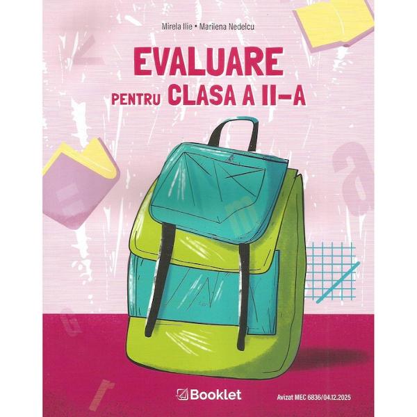 14 teste &ndash; limba si comunicare - limba romana14 teste &ndash; matematicaAuxiliarul Evaluare pentru clasa a II-a vine in ajutorul invatatorilor cu noile modele de subiecte propuse de catre Ministerul Educatiei si Cercetarii in 2025Itemii propusi in exercitiile din cele 14 teste de limba romana si in cele 14 teste de matematica acopera continuturile prevazute de programa scolara in vigoare si il stimuleaza pe elev sa se evalueze si sa aprofundeze materia