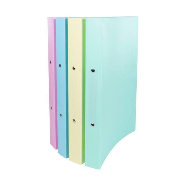 Caiet mecanic A4 din plastic cu 2 inele culori asortate Macarons 41074Atentie Pret per bucata Nu se poate alege culoarea se livreaza in functie de disponibilitatea din stoc