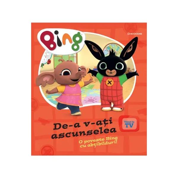 DE-A V-ATI ASCUNSELEAJoaca de-a v-ati ascunselea&hellip; face parte din lumea lui BingLa cresa Ammei Bing si prietenii sai se joaca de-a v-ati ascunselea Bing vrea sa castige pentru ca data viitoare sa fie el cel care ii cauta pe ceilalti insa ar fi trebuit oare sa mearga la baie inainte sa inceapa joacaOh-ohp data-start326 