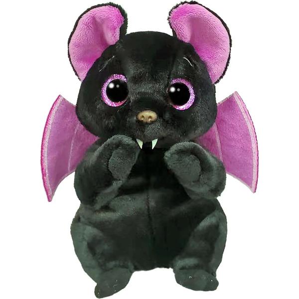 Jucarie de plus TY Beanie Boos - Batiste liliac negru 15 cm TY37384