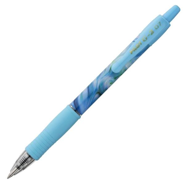 Pilot G2 Flow 07 mm aduce un mix perfect intre performanta legendara Pilot si un design decorat modern inspirat din miscarea fluida a culorilor Fiecare roller ofera o experienta de scriere lina controlata si confortabila ideala pentru utilizare zilnica&nbsp;Gripul ergonomic din cauciuc&nbsp;reduce oboseala mainii chiar si in sesiunile lungi de scrisCaracteristici principaleRoller cu gel&nbsp;Pilot G-2 FlowVarf cu 