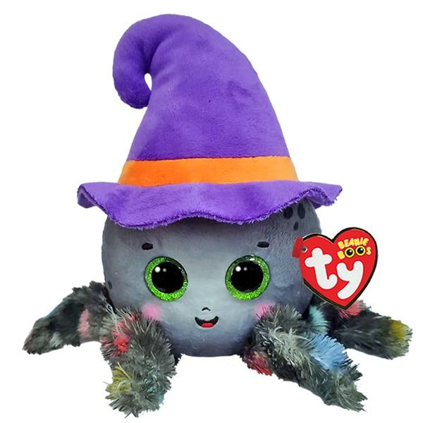 Jucarie de plus TY Beanie Boos - WEAVER paianjen de haloween 15cm&nbsp; TY37387