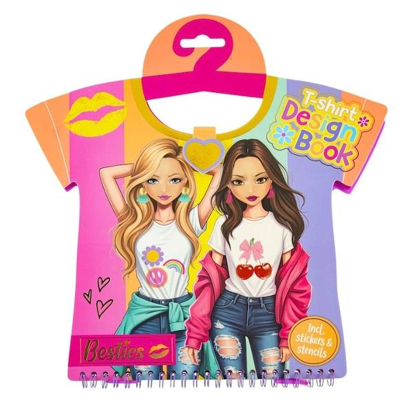 Set creativ Design Tshirt stickere si creioane incluse C GDBST140055