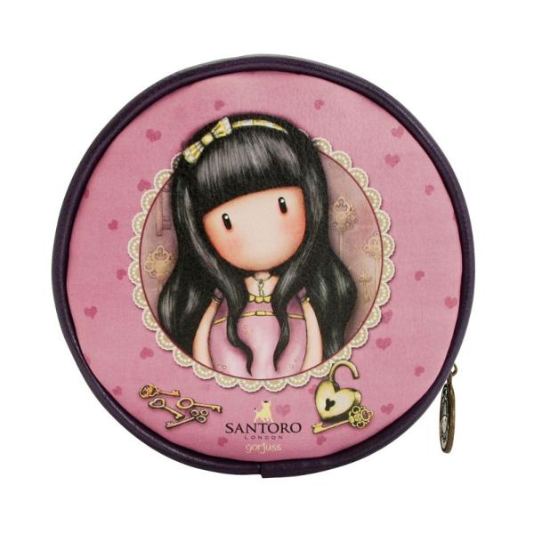 Gorjuss Pouch rotund acesorii - The SecretPouch mare rotund cu fermoar The Secret este ideal pentru stocarea si depozitarea micilor accesoriiDimensiuni aproximative 5x14x14 cm