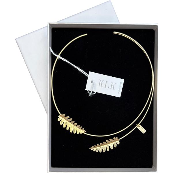 Colier choker alama auriu XS421