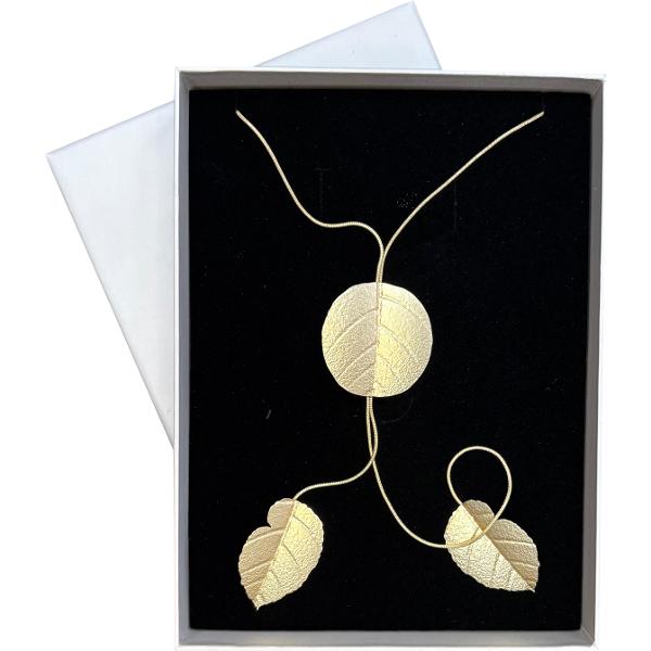 Colier din alama auriu 65 cm7cm xs415