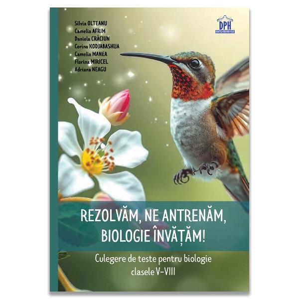 Rezolv&259;m ne antren&259;m biologie &icirc;nv&259;&539;&259;m este o culegere de teste destinat&259; elevilor de gimnaziu conceput&259; pentru consolidarea &537;i evaluarea cuno&537;tin&539;elor de biologie la clasele V&ndash;VIIILucrarea cuprinde teste de biologie realizate &icirc;n conformitate cu programa &537;colar&259; &icirc;n vigoare organizate pe cei patru ani de studiu Fiecare set de teste este &icirc;nso&539;it de r&259;spunsuri permi&539;&acirc;nd 