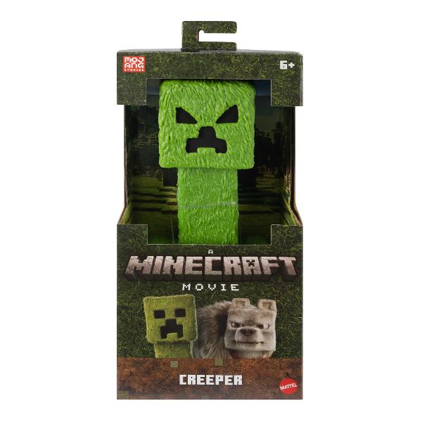 Aceasta figurina de dimensiune mare inspirata din universul Minecraft Movie aduce stilul vizual al filmului direct in jocul copiilor Realizata cu detalii texturate si un design robust jucaria este conceputa pentru joaca intensa atat in interior cat si in aer liber Forma simpla si expresiva incurajeaza scenariile creative si interactiunea fiind usor de manevrat chiar si de ai mie Modelul este construit din materiale rezistente adaptate pentru utilizare frecventa iar prezenta sa 