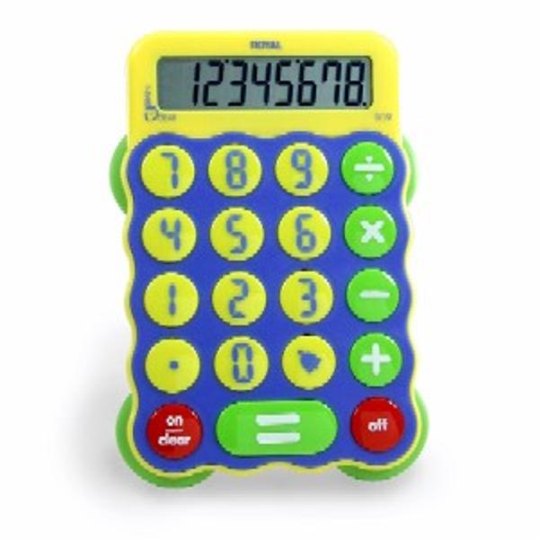 8-Digit Display Calculator• Battery powered with Auto Shut Off• Extra large keyboard for accurate data entry• Extra large Equal key