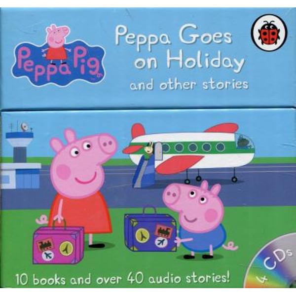 Peppa and her family go on their first holiday abroad They pack their suitcases and fly all the way to Italy where they eat pizza and go sightseeing But theres so much to see and do that Peppa keeps leaving poor Teddy behind Will he make it home in the end10 books and over 40 audio stories