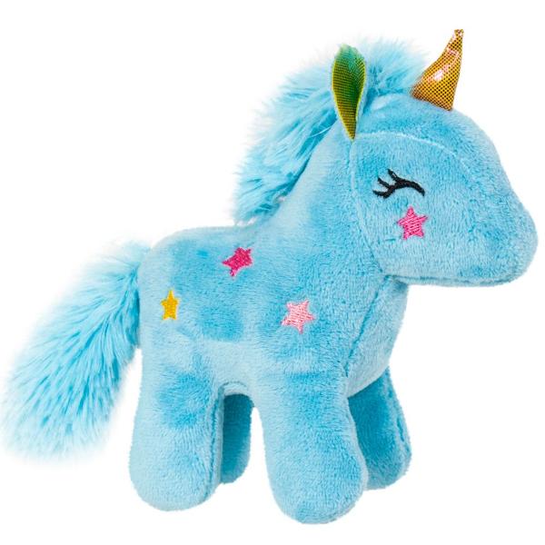 Acest unicorn de plus este creat pentru a aduce magie in fiecare clipa de joaca Fin la atingere si atent lucrat devine rapid jucaria preferata a copiilor datorita designului sau fermecator Detaliile brodate precum stelutele delicate si expresia blanda ii ofera o nota calda si prietenoasa invitand la joaca imaginativa sau la momente linistite de relaxare Cornul stralucitor adauga un accent fantasy transformand fiecare poveste intr-o aventura plina de farmec Cu o dimensiune de 13 cm 