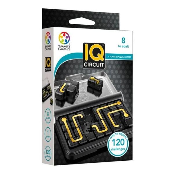 Smart Games - IQ Circuit joc de logic&259; cu 120 de provoc&259;riIQ Circuit propune 120 de provoc&259;ri de logic&259; &icirc;mp&259;r&539;ite pe cinci niveluri de dificultate de la Starter la Wizard Fiecare provocare testeaz&259; abilit&259;&539;ile de rezolvare a problemelor &537;i g&acirc;ndirea critic&259; Potrivit pentru copii de la 8 ani p&acirc;n&259; la adul&539;i de 99 de aniJocul este conceput pentru un singur juc&259;tor &537;i presupune 