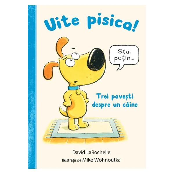 Ia uita&539;i-l pe Max El e Max C&acirc;inele Numai de-ar convinge &537;i cartea c&259; el chiar e un c&acirc;ine &537;i nu o pisic&259; albastr&259; cu rochie verde Dar cartea asta e pus&259; pe glume &537;i pare chitit&259; s&259;-i joace bietului Max tot felul de farse Cum a ajuns s&259;rmanul s&259; stea pe un &537;arpe Cumva trebuie s&259; o scoat&259; la cap&259;t Max Pune piciorul &icirc;n prag b&259;iete&nbsp;&bdquo;Delicioas&259; &537;i 