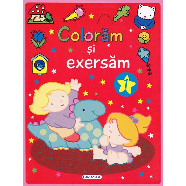 Recapituleaza coloreaza si invata cu aceasta carte distractiva plina de imagini simpatice totul in culori