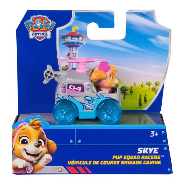 Atentie Pretul afisat este per bucata Nu se poate alege modelul se livreaza aleatoriu in functie de disponibilitatea din stoc&nbsp;Vehiculul Patrula Catelusilor Pup Squad Racers aduce viteza si adrenalina in universul eroilor preferati oferind copiilor ocazia de a recrea curse spectaculoase si misiuni pline de actiune Fiecare set include un personaj Patrula Catelusilor integrat in propriul vehicul tematic cu design inspirat din seriale si culori 
