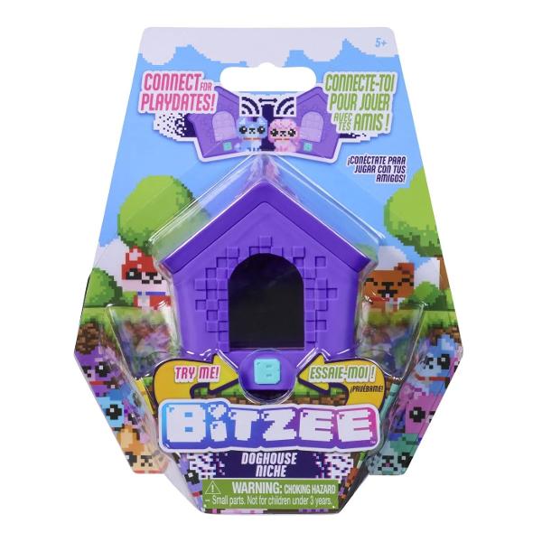 Bitzee Jucarie Interactiva Casuta Cateilor este un accesoriu interactiv creat pentru a extinde experienta de joaca din universul Bitzee oferind un spatiu digital dedicat pentru personaje virtuale Cu un design colorat si inspirat din grafica pixelata specifica jocurilor retro aceasta casuta permite conectarea pentru sesiuni de joaca impreuna cu prietenii Functia de conectare pentru playdate adauga un nivel suplimentar de interactiune incurajand schimbul si explorarea in doi Produsul este 