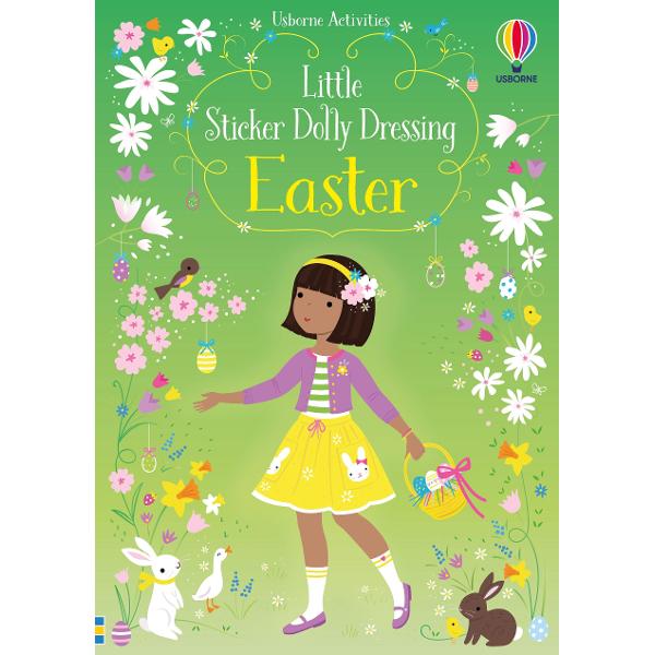 Discover the enchanting world of Little Sticker Dolly DressingDress the dolls as they discover lots of springtime activities such as feeding newborn lambs playing with Easter bunnies going on an Easter egg hunt and feeding baby birds- The number 1&nbsp;bestselling sticker series&nbsp;with characters to dress and colourful scenes to decorate-&nbsp;Over 200 stickers&nbsp;in every book- 