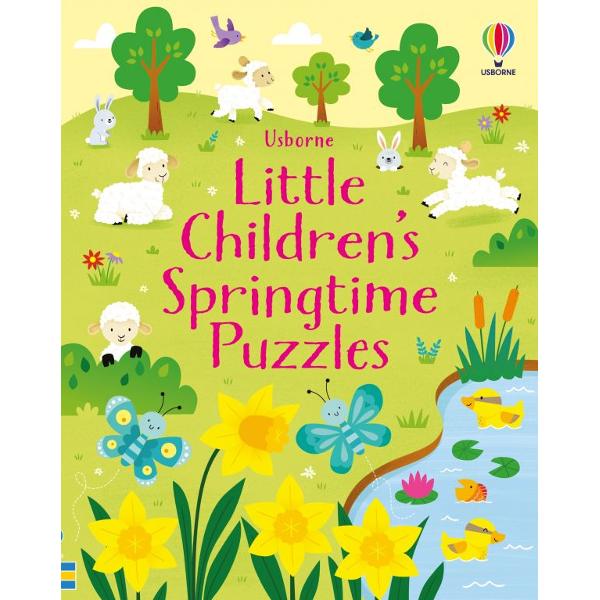Featuring flowers bunnies eggs chicks and lambs this puzzle book is bursting with mazes dot-to-dot spot the difference simple logic puzzles and wordsearches Its ideal for journeys holidays and times when spring showers stop play and will keep children entertained while helping develop their skills in reading counting and observation