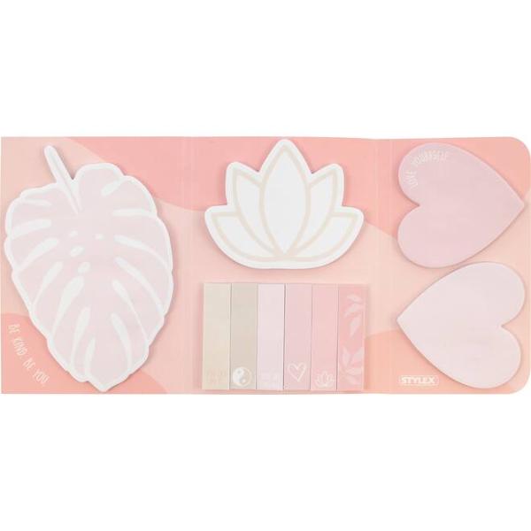 Mai mult&259; motiva&539;ie pentru biroul t&259;u Setul de noti&539;e autoadezive cu designul &bdquo;Be You&rdquo; combin&259; func&539;ionalitatea cu mesaje inspiratoare Include 10 blocuri de noti&539;e &icirc;n 5 forme diferite fiecare cu c&acirc;te 25 de coli &ndash; perfecte pentru marcare structurare &537;i organizareDesignurile colorate cu mesaje motiva&539;ionale aduc veselie la &537;coal&259; la birou sau acas&259; 