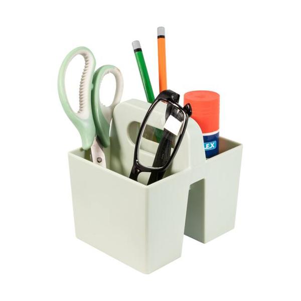 Suport din plastic cu maner pentru instrumente de scris Stylex 24109