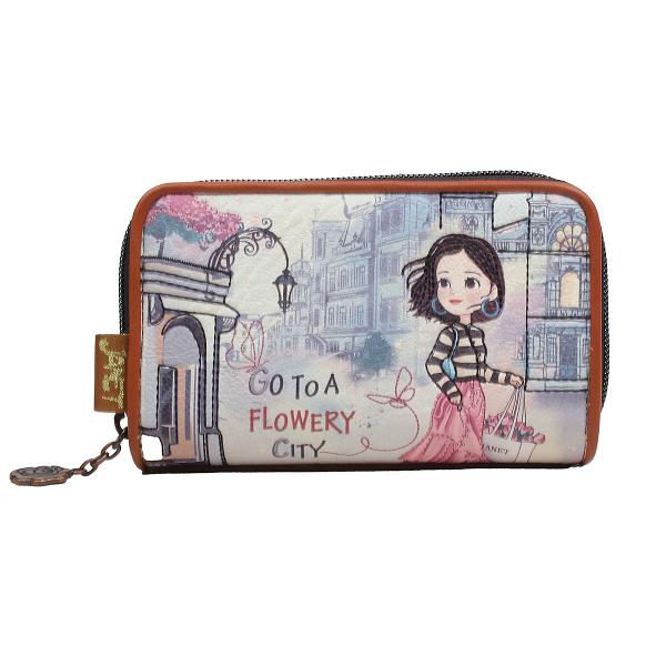 Portofel dama Janet 13x3x9 cm TV000021Material material textil si piele ecologica