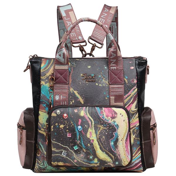 Geanta dama Janet 29x14x29 cm TV000126Material material textil si piele ecologica