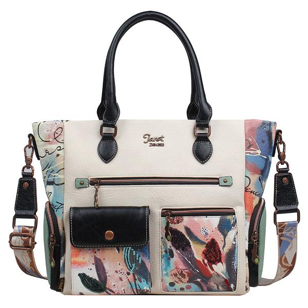 Geanta dama de umar Janet 39x14x28 cm TV000123Material material textil si piele ecologica