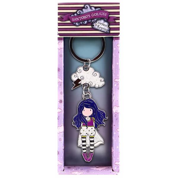 Breloc Gorjuss Little Storm Cloud 5x15x1 cm blister