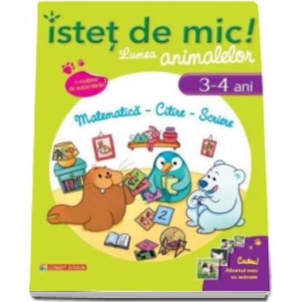 Corint Junior readuce în aten&539;ia dumneavostr&259; seria Iste&539; de mic De aceast&259; dat&259; este vorba despre o carte creat&259; special pentru preg&259;tirea pre&537;colarului copii de 4-5 ani Iste&539; de mic Lumea animalelor• No&355;iunile de baz&259; explicate prin ilustra&355;ii• 