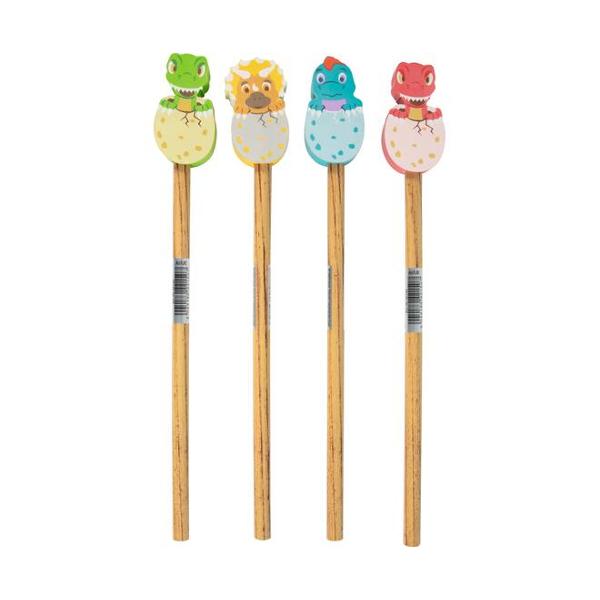 Creion Stylex cu radiera Baby Dino modele asortate 42150Atentie Pretul afisat este per bucata Nu se poate alege modelul se livreaza aleatoriu in functie de disponibilitatea din stoc