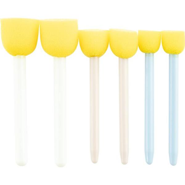 Aceste pensule din burete sunt perfecte pentru m&acirc;nu&539;ele mici Copiilor le va pl&259;cea&nbsp;s&259; &537;tampileze sau s&259; picteze&nbsp;cu aceste pensule din burete Acestea permit&nbsp;&nbsp;pictura f&259;r&259; v&259;rs&259;ri&nbsp;&537;i lucr&259;ri de art&259; f&259;r&259; urme de 