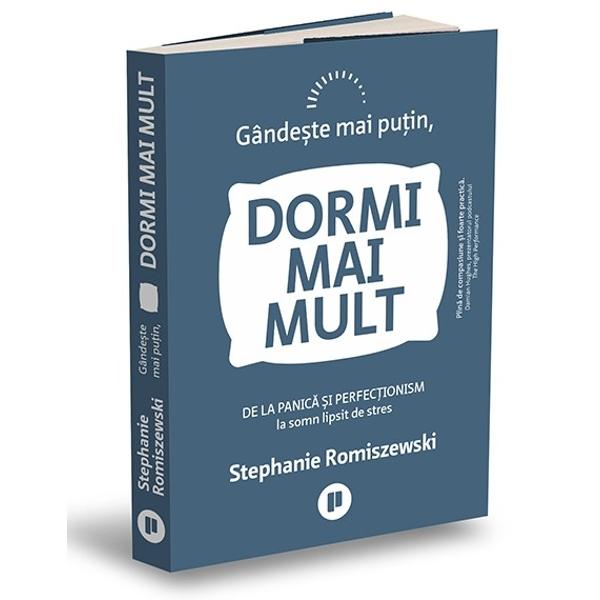 G&acirc;nde&537;te mai pu&539;in dormi mai mult&nbsp;propune o abordare judicioas&259; a somnului cu c&acirc;teva r&259;sturn&259;ri de situa&539;ie contraintuitive ale dogmelor acceptate &icirc;n prezent cum ar fi aceea potrivit c&259;reia to&539;i avem nevoie de mai mult somn &537;i c&259; somnul fragmentat &ndash; altfel spus trezirea &icirc;n toiul nop&539;ii &ndash; este nefast Este o carte despre s&259;n&259;tate &537;i bun&259;stare trebuie 
