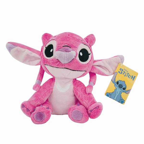 Plus Disney Stitch roz 25 cm este o jucarie adorabila si extrem de pufoasa inspirata din indragitul personajului din universul Lilo si Stitch Realizat din materiale moi si placute la atingere acest plus are un design expresiv cu ochi mari brodati si detalii atent finisate care redau farmecul personajului intr-o varianta simpatica de culoare roz Dimensiunea de 25 cm il face ideal atat pentru imbratisari cat si pentru decorarea camerei copilului sau pentru a fi luat in calatorii Este 