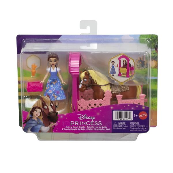 Seturile Disney aduc la viata magia povestilor prin figurine inspirate din celebrele printese si universul lor fantastic Fiecare set include o figurina imprimata si accesorii tematice care recreeaza scene si aventuri din povesti In functie de model seturile pot include animale magice vehicule decoruri sau alte elemente interactive care completeaza experienta de joc Culorile stralucitoare si detaliile inspirate din filmele Disney transforma fiecare set intr-o aventura plina de imaginatie 