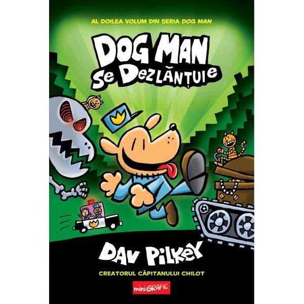 Continuare c&259;r&539;ii bestseller 1 New York Times&Icirc;n vremuri &icirc;ntunecate &537;i disperate c&acirc;nd &icirc;&537;i fac apari&539;ia noi r&259;uf&259;c&259;tori doar un poli&539;ai cu cap de c&acirc;ine ne poate salva&nbsp;Tuturor le place Dog Man&nbsp;Preg&259;ti&539;i-v&259; de hohote de r&acirc;s Dog Man se dezl&259;n&539;uie al 