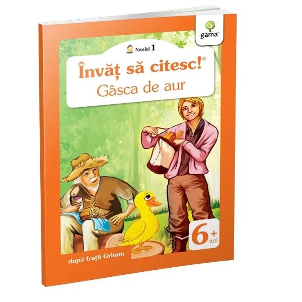 Povestea&nbsp;G&acirc;sca de aur&nbsp;se adreseaz&259; micilor cititori &icirc;ncep&259;tori care abia &icirc;ncep s&259; citeasc&259; fluent&nbsp;Cartea repovestire dup&259;&nbsp;Fra&539;ii Grimm include&nbsp;ilustra&539;ii&nbsp;deasupra cuvintelor pentru a u&537;ura asocierea cuv&acirc;nt-sens Ilustra&539;ile simpatice &537;i fontul de dimensiuni mari vor face ca lectura s&259; fie mai u&537;or de parcurs iar cartea mai 