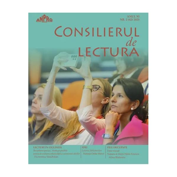 Anul XI NR 2 42 2025ARGUMENT  &Icirc;ntreb&259;ri &537;i &icirc;ntreb&259;ri Monica OnojescuANCHET&258;  Ce po&539;i face cu o carte II Tu cum vezi lumea lui Ion Cristina Matei &Icirc;nc-o dat&259; &537;i &icirc;nc-o dat&259; Vine vacan&539;a cu trenul din Fran&539;a Inga Rusu Dincolo de basm Cine suntem &icirc;n propria poveste Oana Mirela TudorLECTURI &Icirc;N OGLIND&258;  Receptarea poeziei Strategii posibile pentru dezvoltarea 