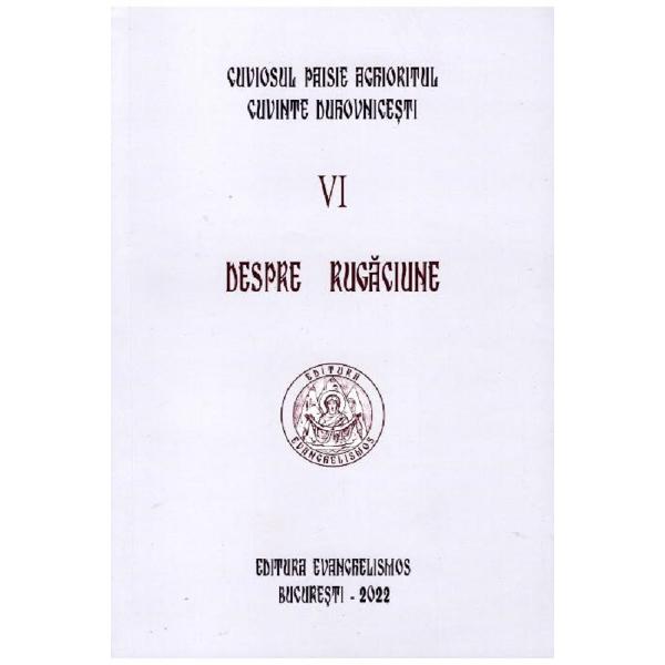 Pentru Staretul Paisie rugaciunea este marea posibilitate pe care ne-a dat-o Dumnezeu sa comunicam cu El sa-I cerem ajutorul Pe Staret il durea cand ii vedea pe oameni ca se chinuiesc nevoindu-se cu prea putinele lor puteri omenesti in timp ce ar fi putut sa ceara ajutorul lui Dumnezeu Care poate trimite nu numai puterea dumnezeiasca ci multime de puteri dumnezeiesti Si atunci ajutorul Lui nu se va numi numai ajutor dumnezeiesc ci minune a lui Dumnezeu De aceea insista ca 