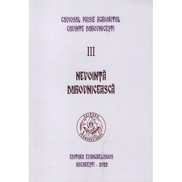 Volumul al treilea care se editeaz&259; cu binecuv&acirc;ntarea noului nostru P&259;stor Prea Sfin&539;itul Mitropolit Nicodim al Kasandrei cuprinde subiecte care &icirc;l pot ajuta pe omul chinuit de p&259;cat s&259; dob&acirc;ndeasc&259; nelini&537;tea cea bun&259; &537;i s&259; se nevoiasc&259; duhovnice&537;te pentru a se elibera de leg&259;turile p&259;catului Stare&539;a Sfintei Sih&259;strii Monahia Filoteia &537;i surorile ei &icirc;ntru Hristos