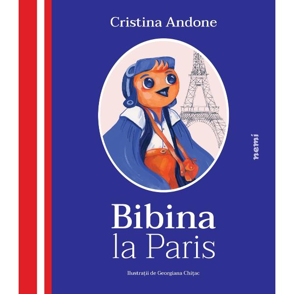 Bibina la ParisIlustra&539;ii de Georgiana Chi&539;ac&nbsp;Bibina este o r&acirc;ndunic&259; mic&259; dar cu o inim&259; mare &537;i aripi pline de curaj Cu dor de aventur&259; ea porne&537;te &icirc;ntr-o c&259;l&259;torie magic&259; la Paris un ora&537; elegant plin de culoare &537;i pove&537;ti nespuse Acolo Bibina &icirc;l &icirc;nt&acirc;lne&537;te pe Jean un r&259;&539;oi &537;armant &537;i inteligent care &icirc;i devine ghid prin 