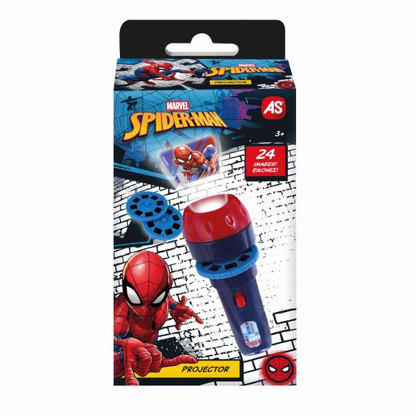Cu mini proiectorul Spiderman poti acum sa iti urmaresti eroii preferati Amplaseaza rola in proiector si urmareste imaginile uimitoare din Marvel Spiderman derulandu-se iar si iar Pachetul contine 3 role de proiector cu un total de 24 de imagini Produsul include- 1 mini proiector 3 role de proiector cu imagini manual